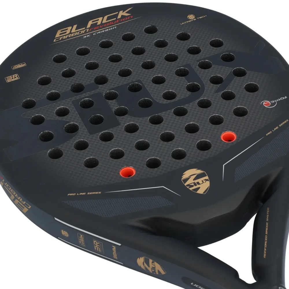 Siux Black Carbon Revolution 3K – raquete de padel profissional com potência e precisão - imagem 5