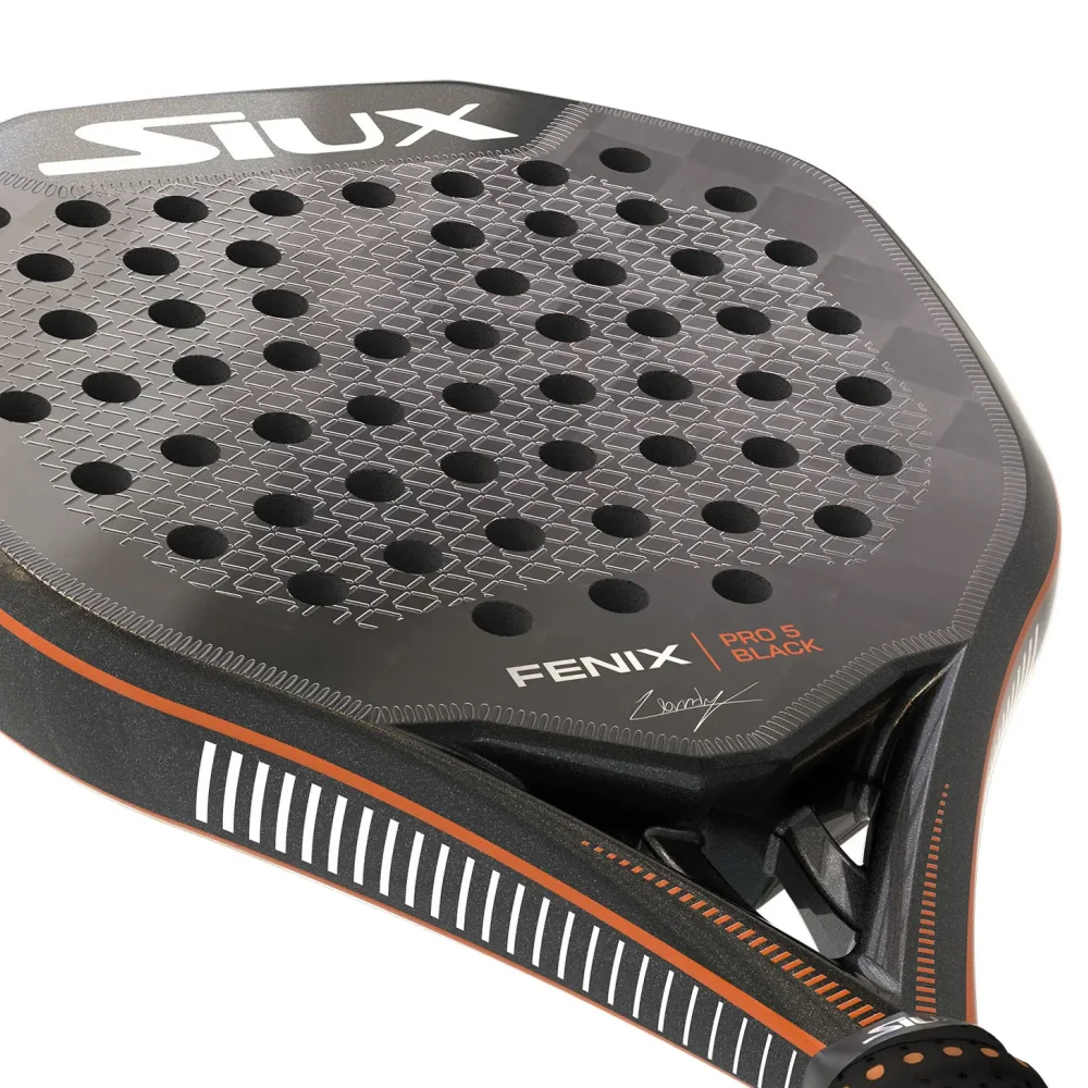 Siux Fenix Pro 5 Black – raquete de padel profissional com máxima potência e controlo - imagem 4