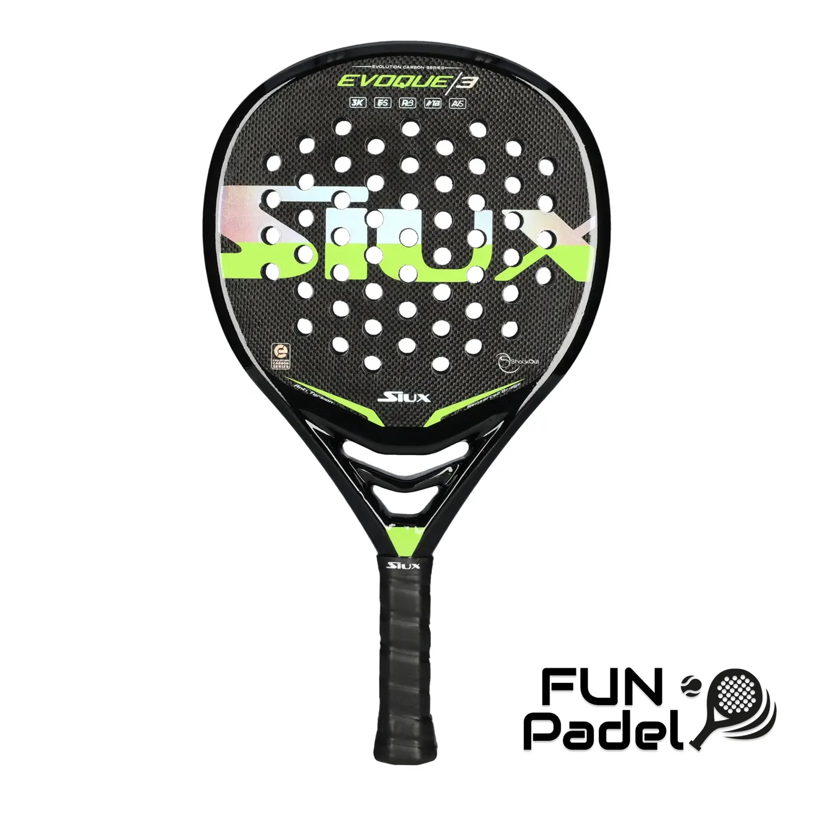 Siux Evoque 3 - Raquete de padel leve para controlo máximo - imagem 1