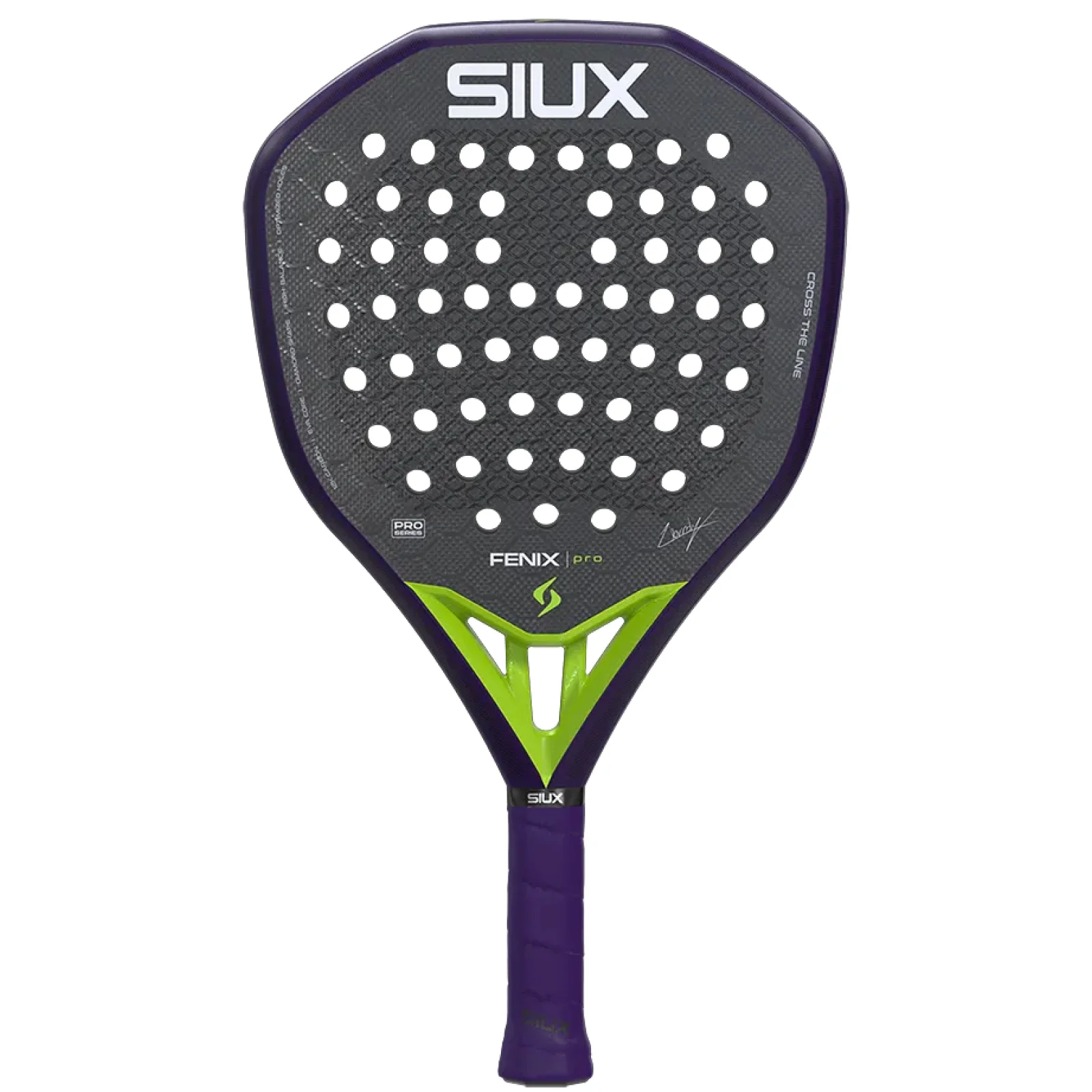 Siux Fenix Pro 2026 Glow Purple – Raquete de Padel Potência Diamante - imagem 1