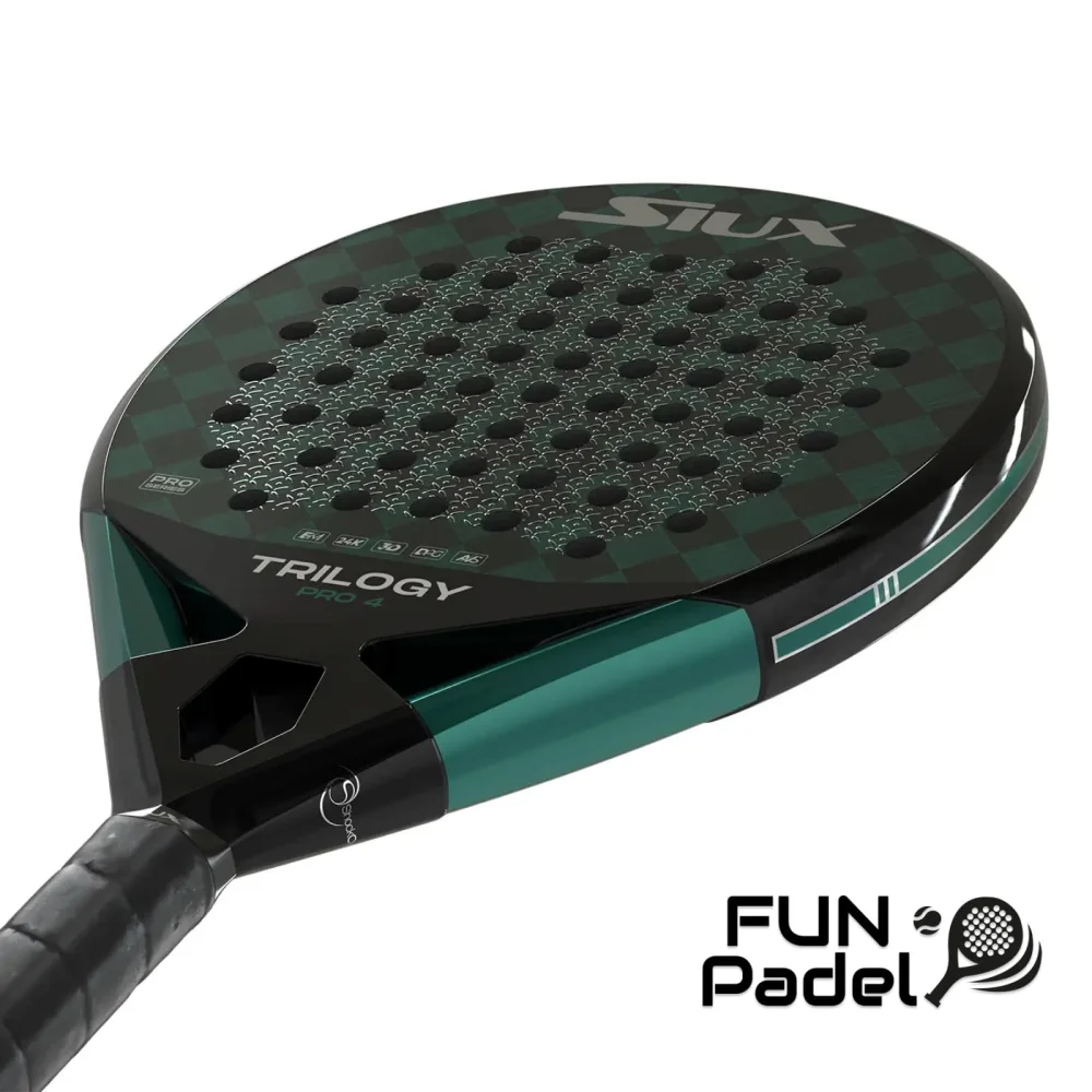 Siux Trilogy Control Pro 4 - raquete de padel profissional de forma redonda - imagem 3