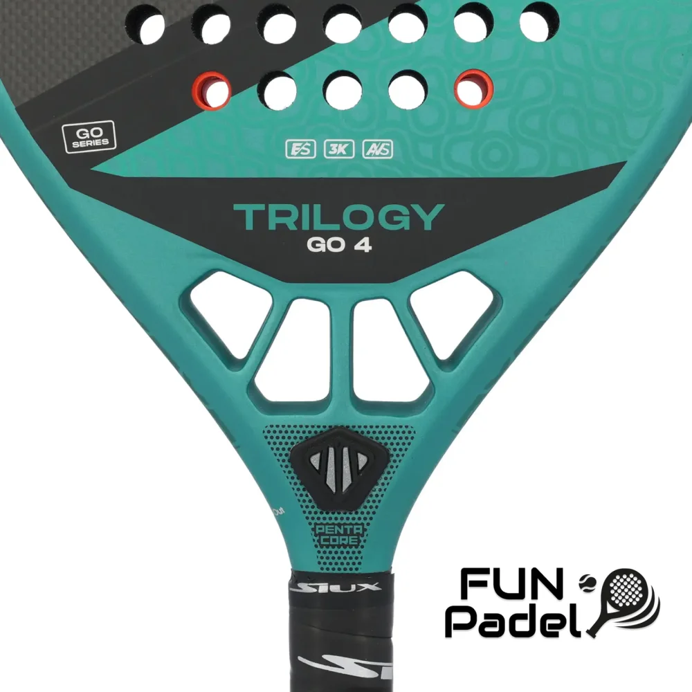 Siux Trilogy Go 4 - Raquete de padel redonda para níveis intermédios - imagem 5
