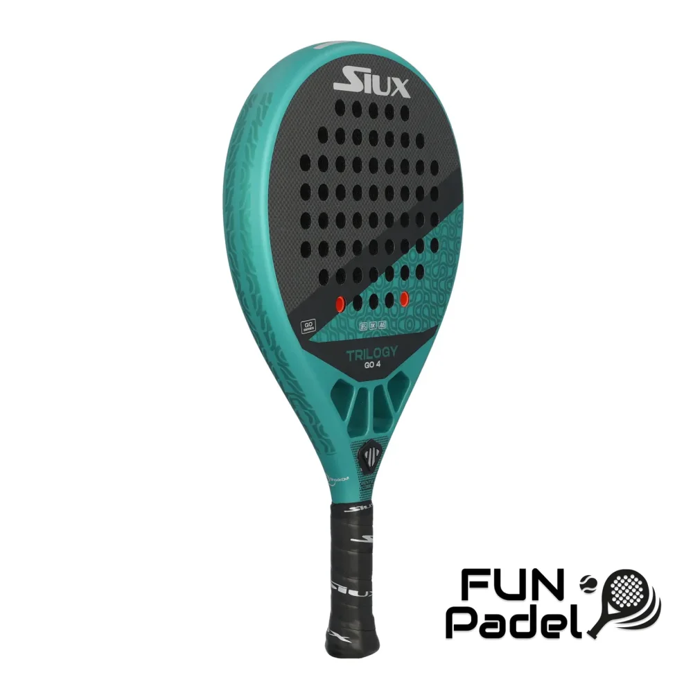 Siux Trilogy Go 4 - Raquete de padel redonda para níveis intermédios - imagem 2