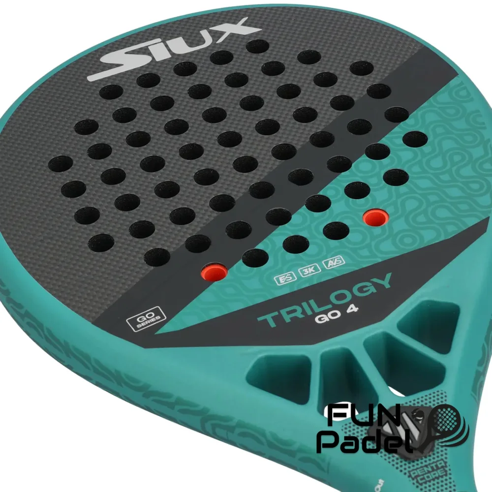 Siux Trilogy Go 4 - Raquete de padel redonda para níveis intermédios - imagem 4