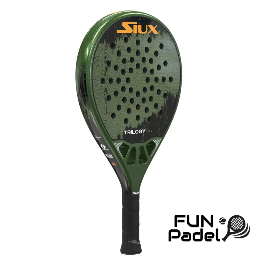 Siux Trilogy Go 5 - Raquete de padel profissional com equilíbrio entre controlo e potência - imagem 2