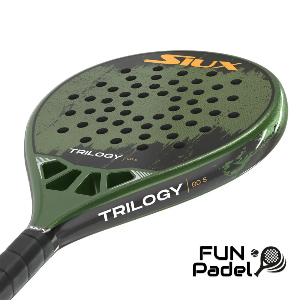 Siux Trilogy Go 5 - Raquete de padel profissional com equilíbrio entre controlo e potência - imagem 4