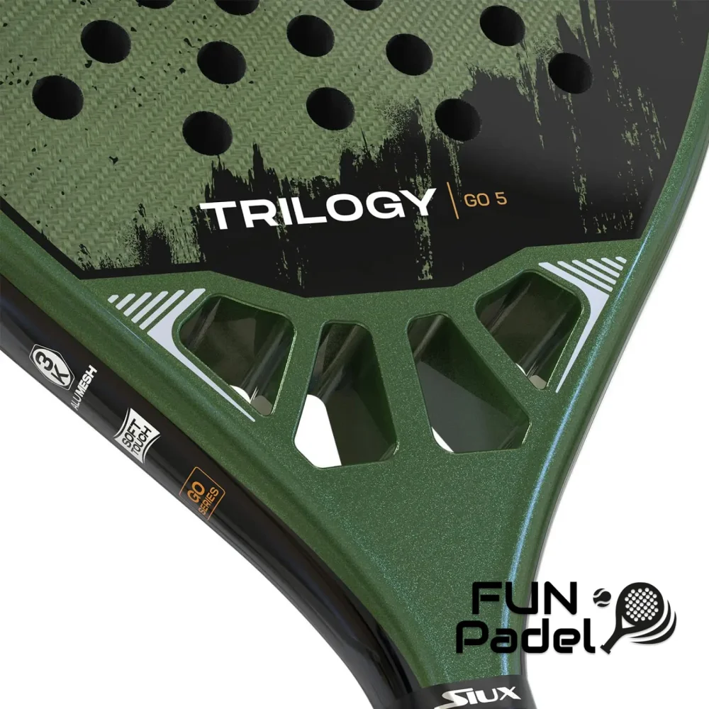 Siux Trilogy Go 5 - Raquete de padel profissional com equilíbrio entre controlo e potência - imagem 3