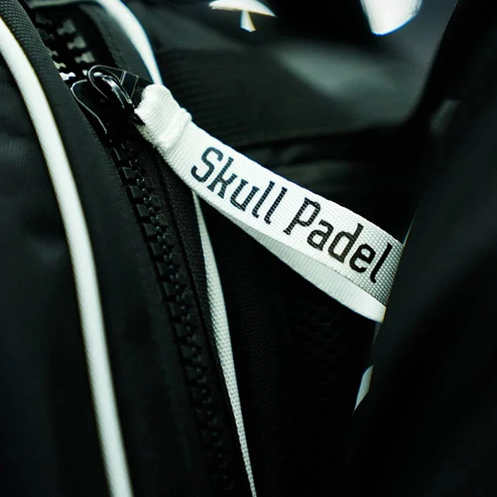 Skull Padel Racket Bag XXL Black White — bolsa térmica para raquetes de padel - imagem 6