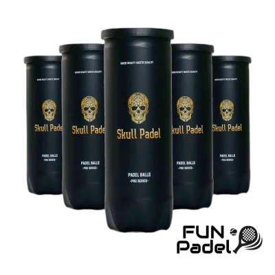 Skull Padel Balls – 10-Pack (Bulk Training & Match Balls)