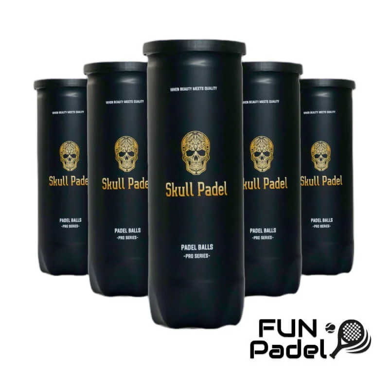 Skull Padel Balls – 10-Pack for Intense Training & Game Play - image 1