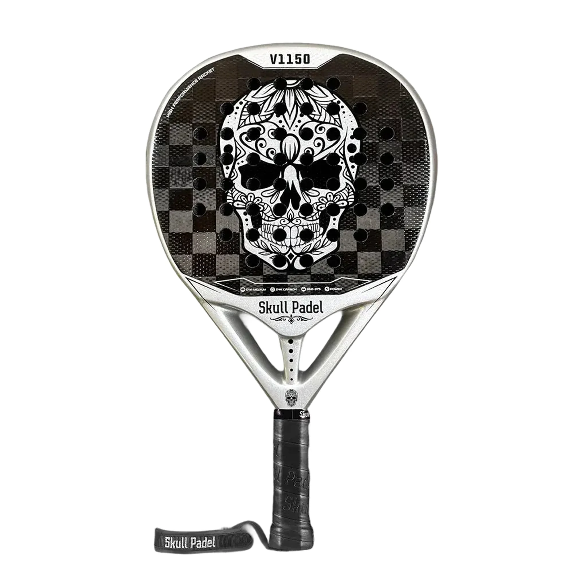 V1150 SILVER 24K – The Ultimate Padel Racket for Power & Precision - image 1