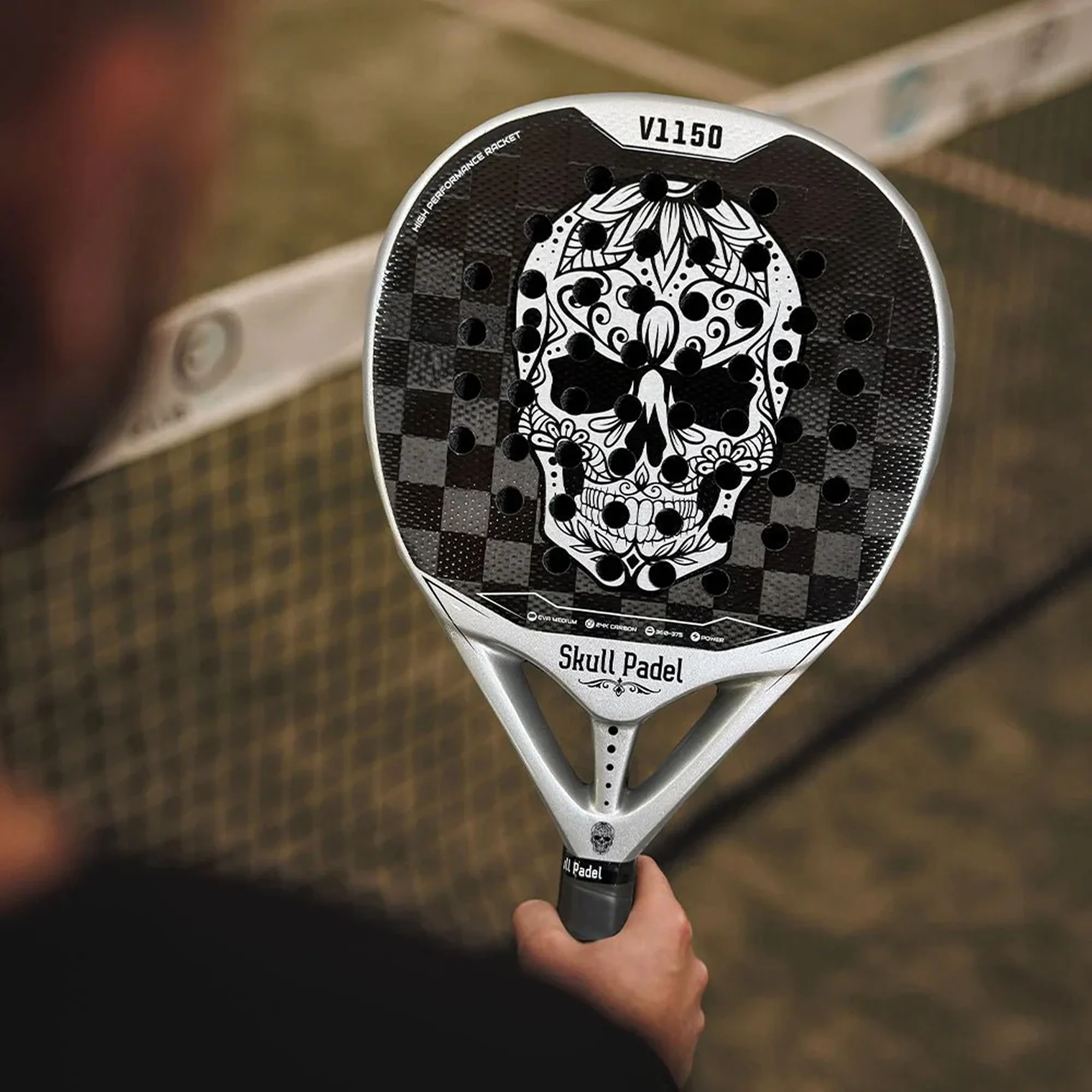 V1150 SILVER 24K – The Ultimate Padel Racket for Power & Precision - image 4
