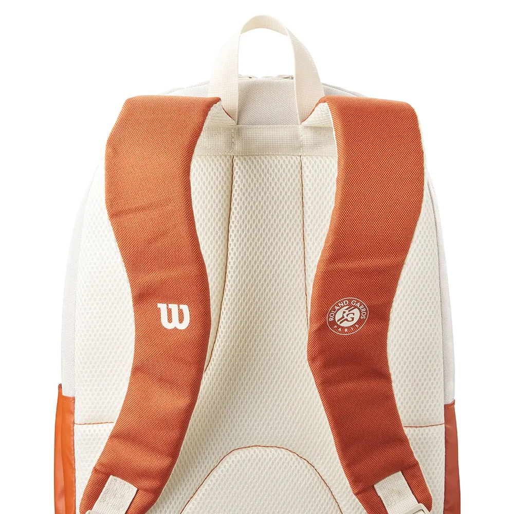 Wilson Backpack Team Roland Garros Cream 2025 — mochila de padel premium inspirada em Roland Garros - imagem 3
