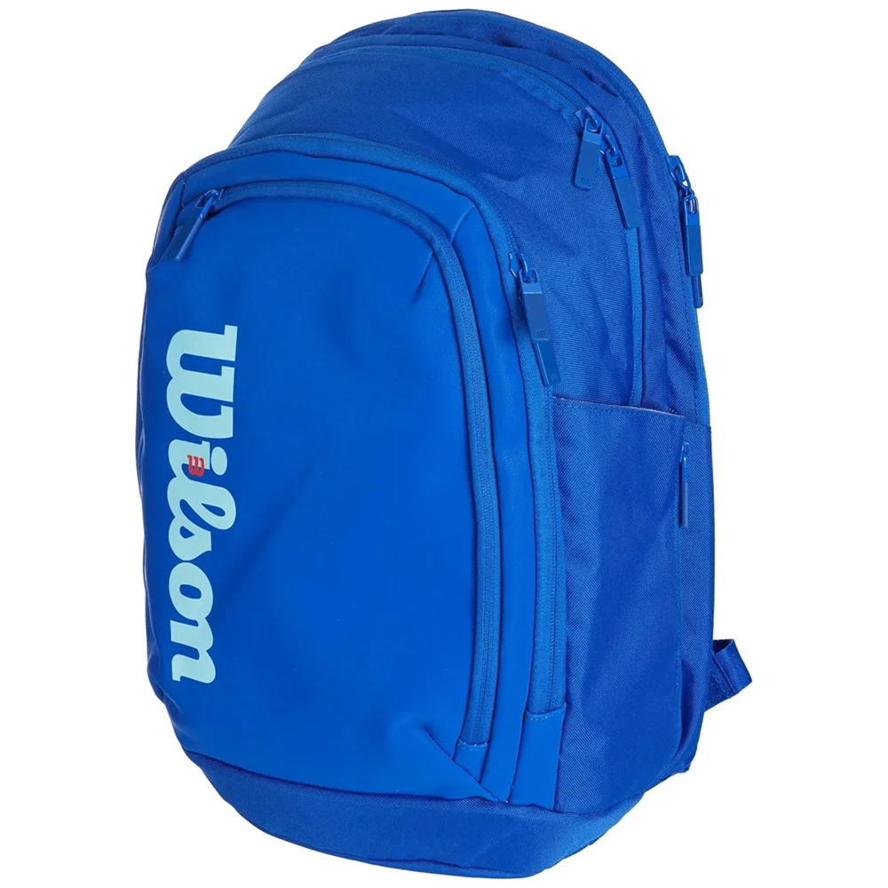 Wilson Backpack Ultra V5 Tour Blue – mochila azul para 2 raquetes com compartimento para portátil - imagem 2