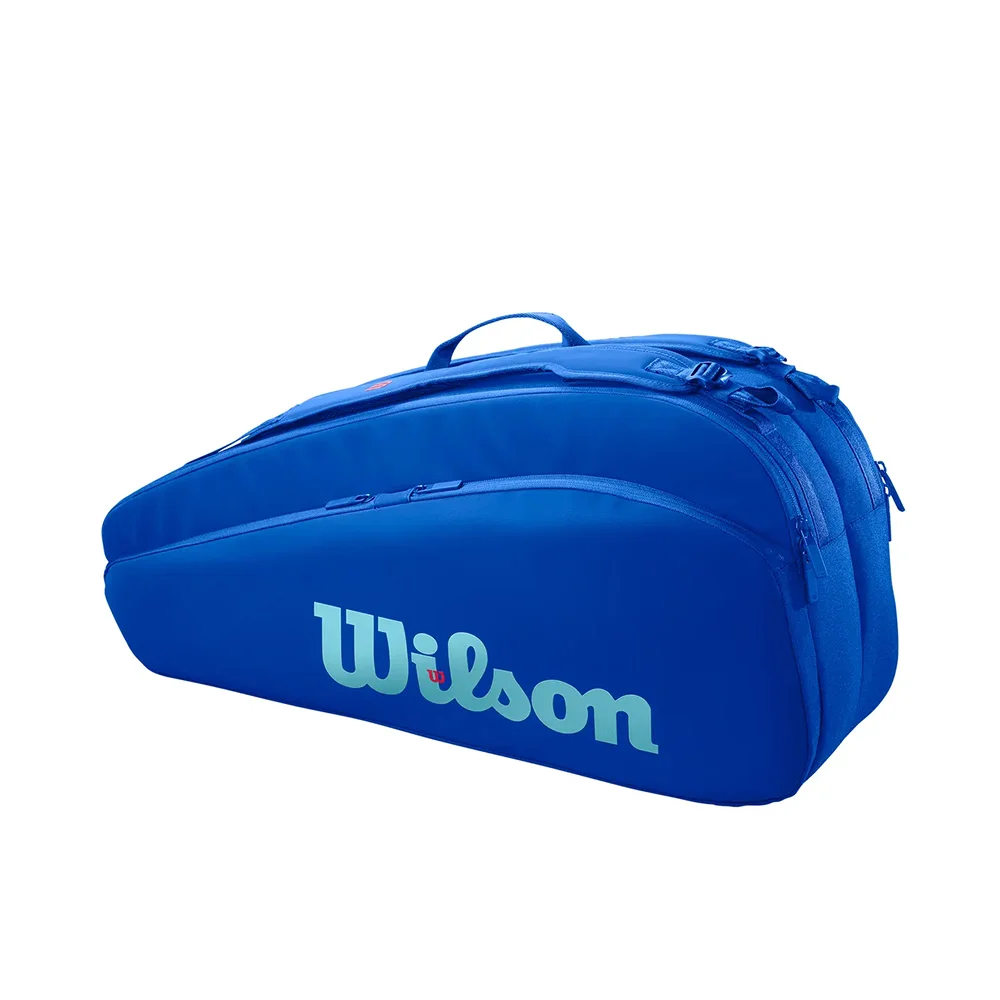 Wilson Racket Bag Ultra V5 Tour 6 Blue – bolsa estruturada para 6 raquetes com isolamento térmico e design azul premium - imagem 2