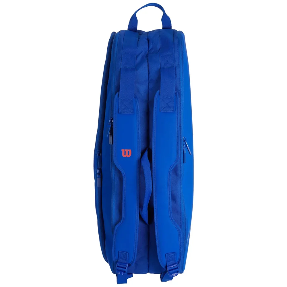 Wilson Racket Bag Ultra V5 Tour 6 Blue – bolsa estruturada para 6 raquetes com isolamento térmico e design azul premium - imagem 3