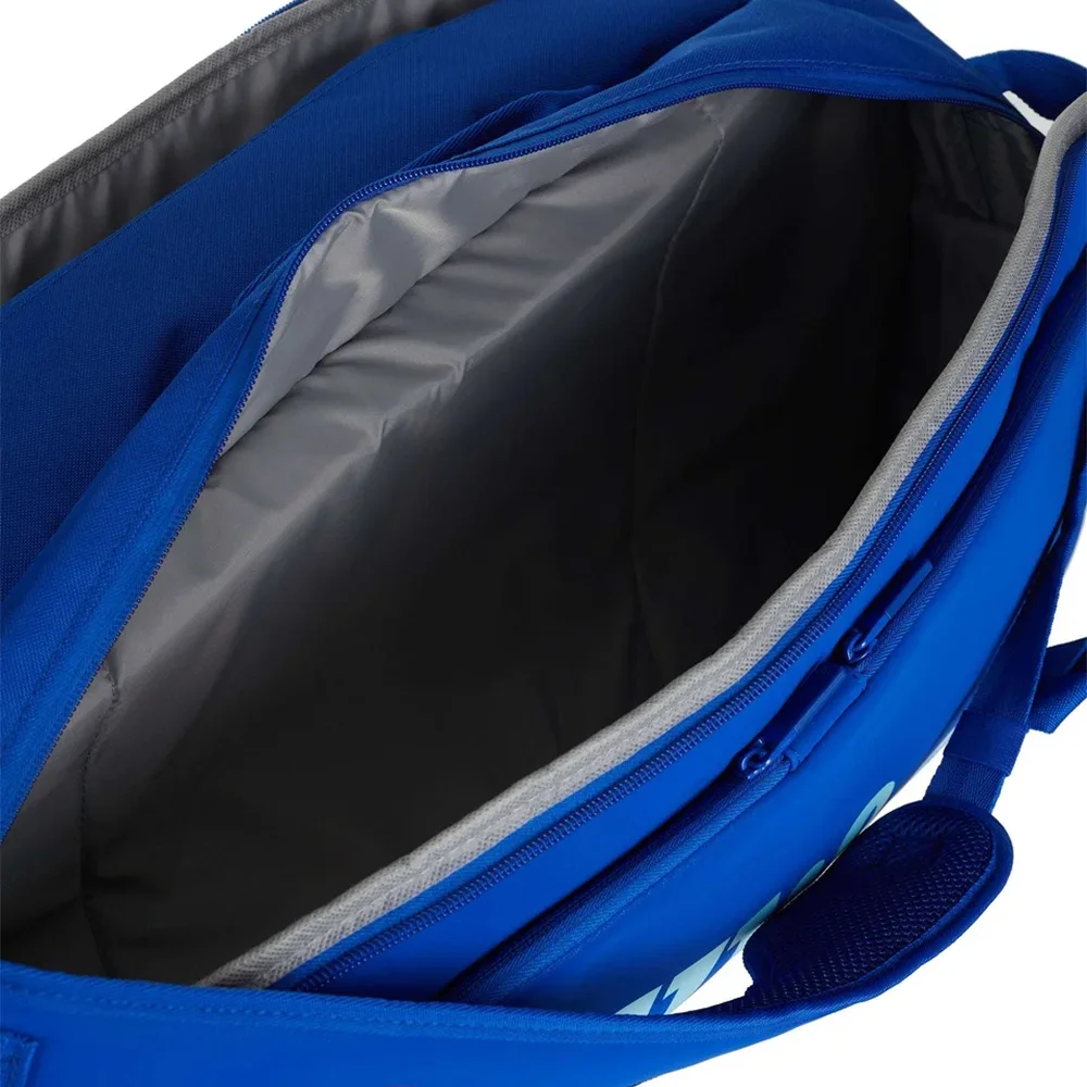 Wilson Racket Bag Ultra V5 Tour 6 Blue – bolsa estruturada para 6 raquetes com isolamento térmico e design azul premium - imagem 6