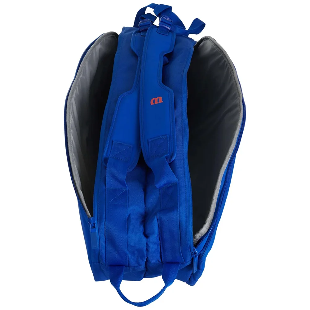 Wilson Racket Bag Ultra V5 Tour 6 Blue – bolsa estruturada para 6 raquetes com isolamento térmico e design azul premium - imagem 7