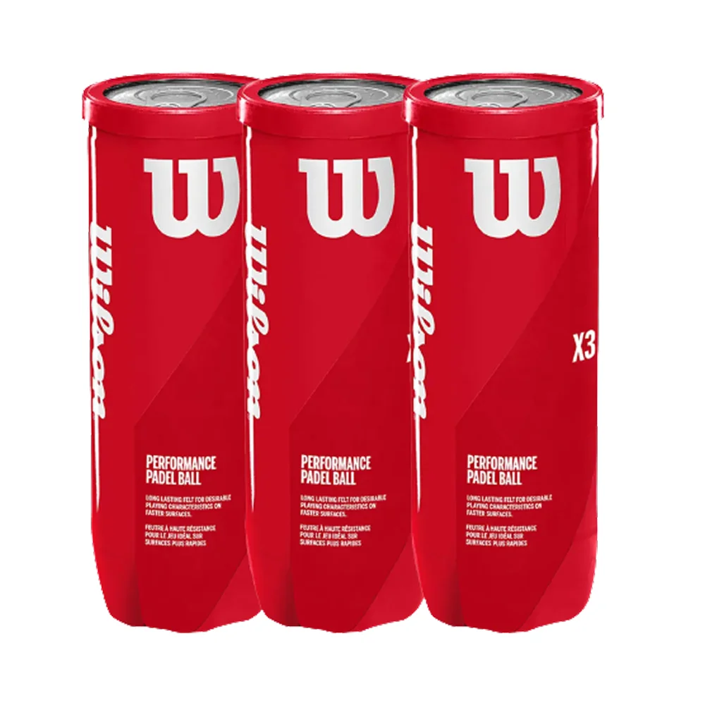 Wilson PERFORMANCE PADEL BALLS – ressalto rápido e resistência - imagem 1