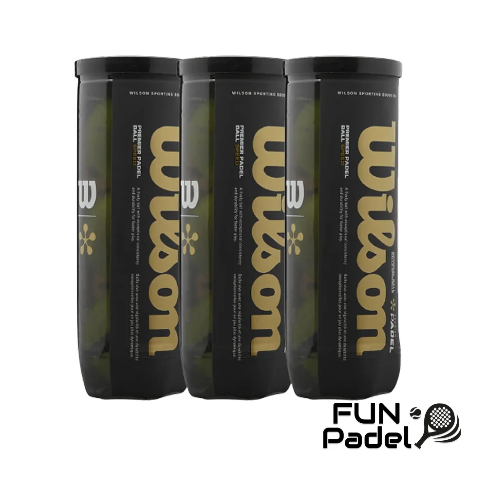 Wilson PREMIER PADEL SPEED – 3-Pack Tubes: Fast and Stable Ball - image 1