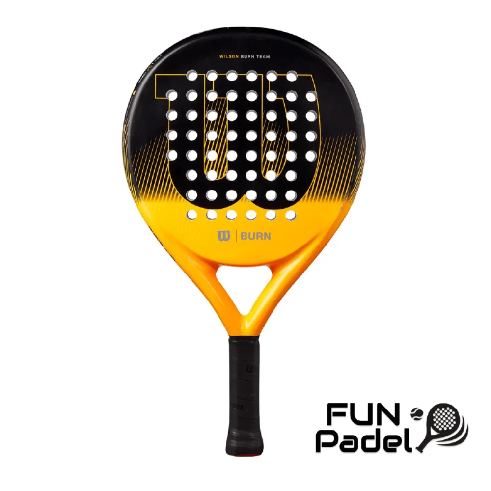 Wilson Burn Team 2 2025 - Raquete de padel masculina redonda com equilíbrio médio - imagem 1