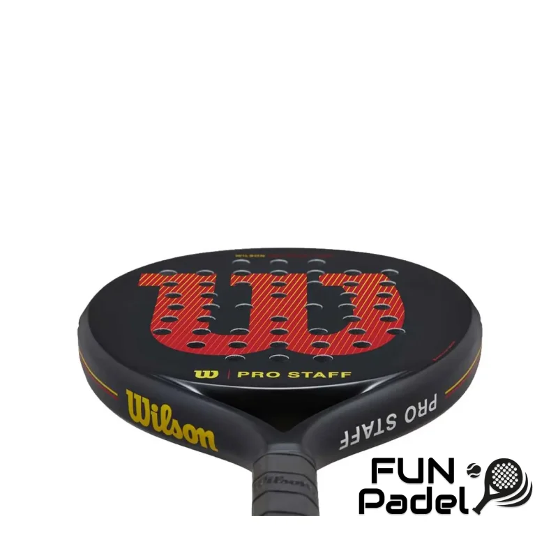 Wilson Pro Staff V2 Team Black and Red – Control-Focused Padel Racket for Advanced Players - image 3