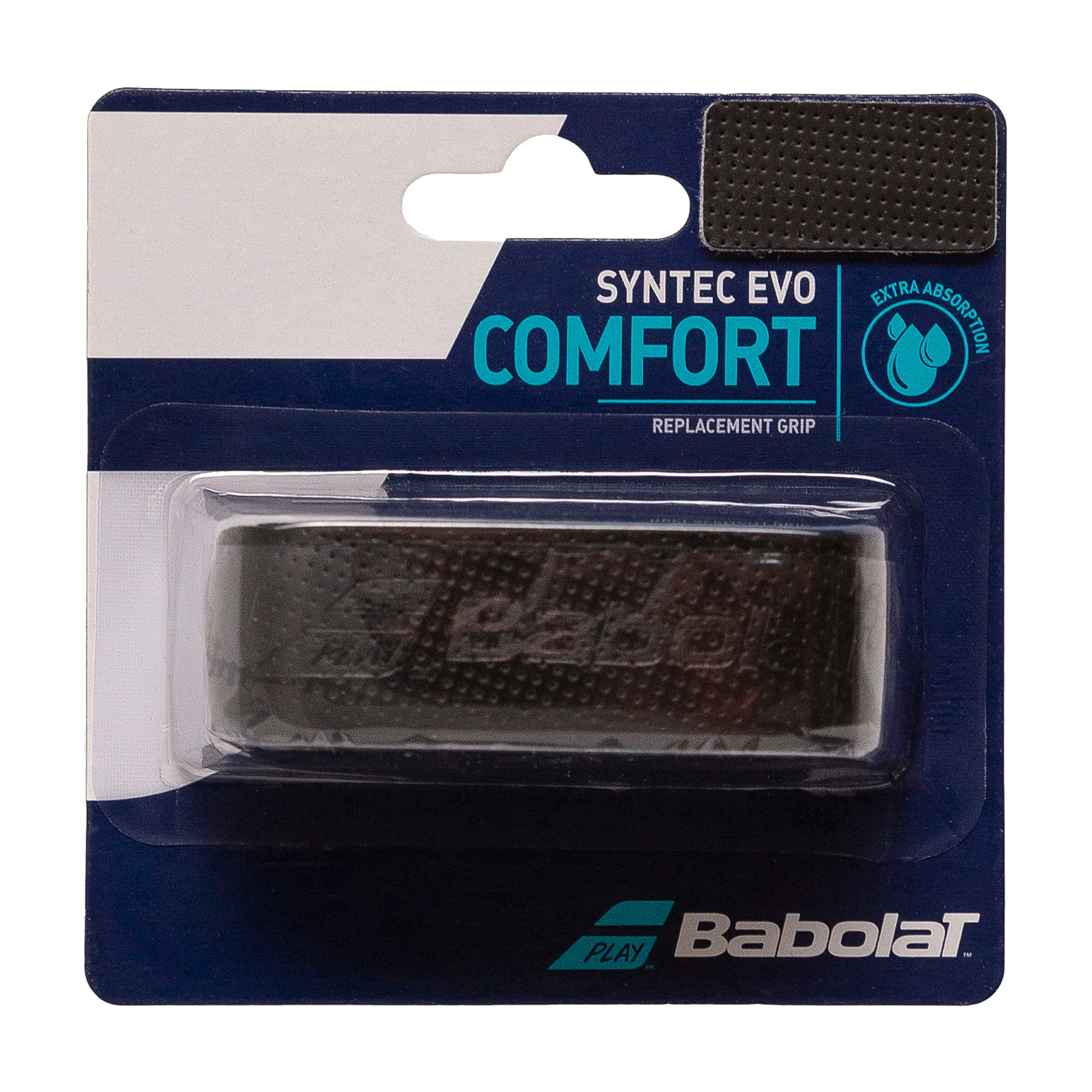 Babolat Syntec Evo 1x Grip Black – grip confortável para padel e ténis - imagem 1