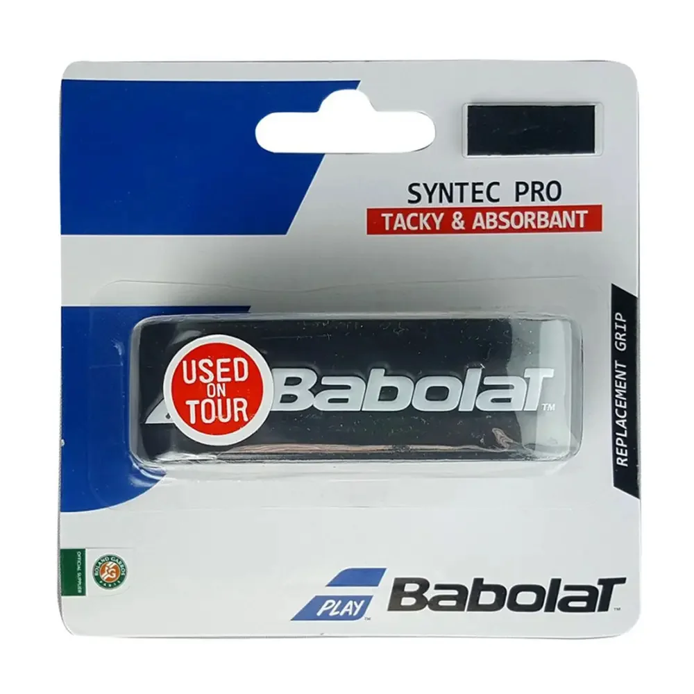 Babolat Syntec Pro Black – high-quality grip for padel and tennis - image 1