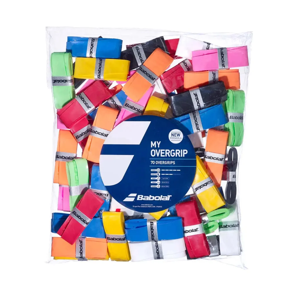 Babolat My Overgrip Refill Box – 70 overgrips coloridos de alta qualidade para padel e ténis - imagem 1