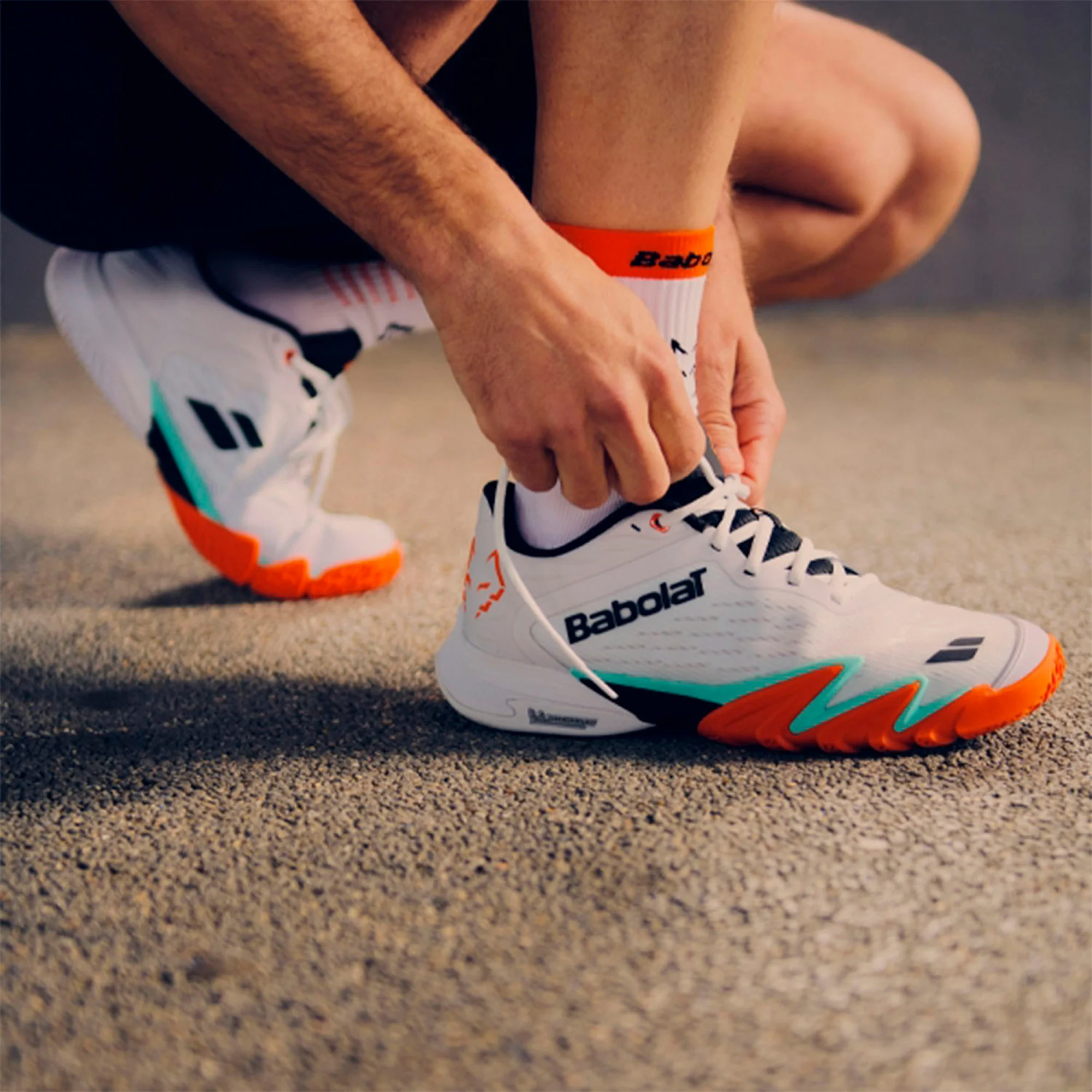 Babolat Jet Premura 3 Juan Lebron Men Branco Laranja - imagem 6