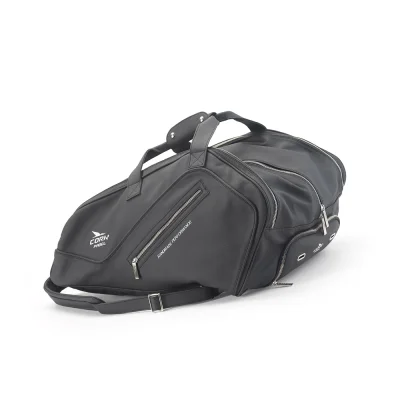 Cork Sports Bag Leather Thermo Black Silver