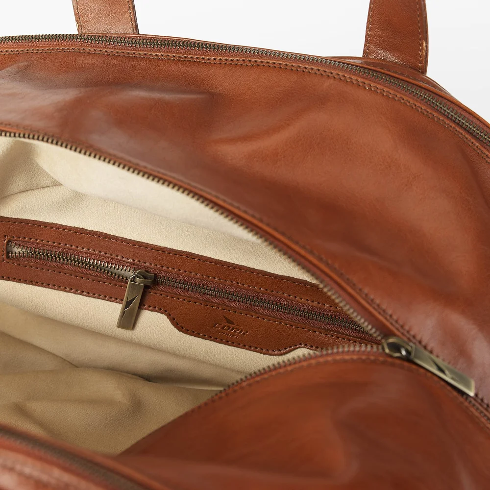 Cork Sports Bag Leather Thermo Brown — couro genuíno e proteção térmica - imagem 3