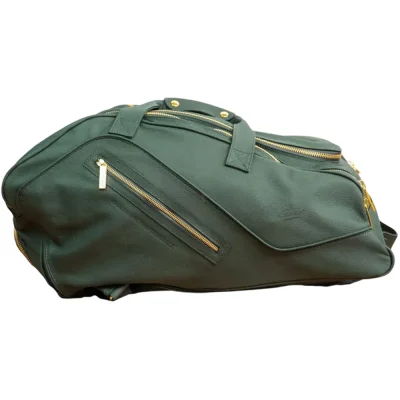 Cork Sports Bag Leather Thermo Green Gold