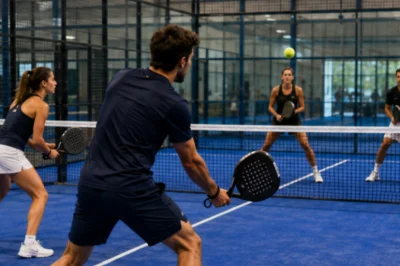 Como o padel difere do tênis
