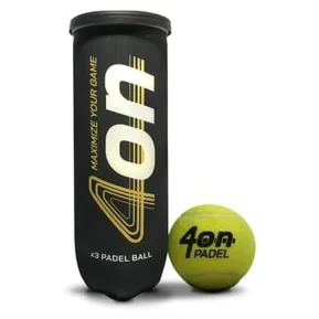 4on Pro T1 Padel Balls, 3-Pack Tube