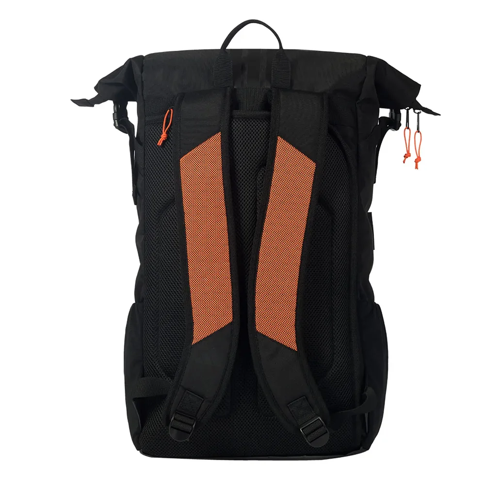 Adidas Multigame 3.4 BLACK/ORANGE — stylish padel backpack with adjustable volume and thermal compartment. - image 3