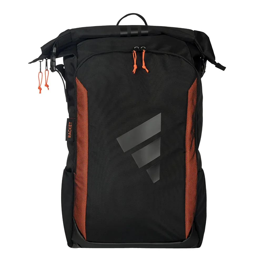 Adidas Multigame 3.4 BLACK/ORANGE — stylish padel backpack with adjustable volume and thermal compartment. - image 1