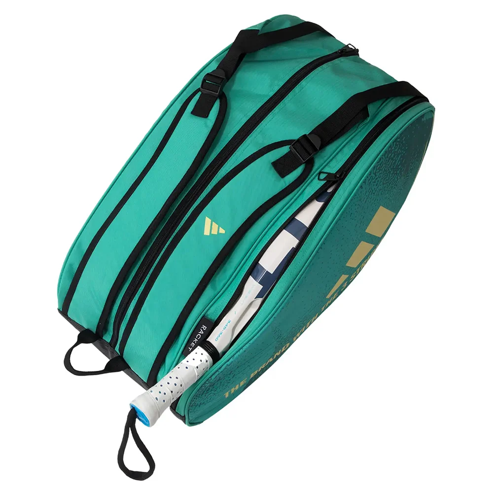 Mochila Adidas Control Padel Bag 3.4 Green — Acessório estiloso e compacto para padel - imagem 5