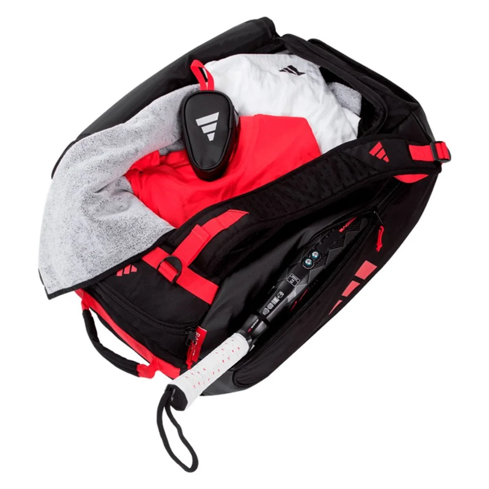 Adidas Sports Bag Tour 3.4 Black Red mochila desportiva com proteção térmica - imagem 4
