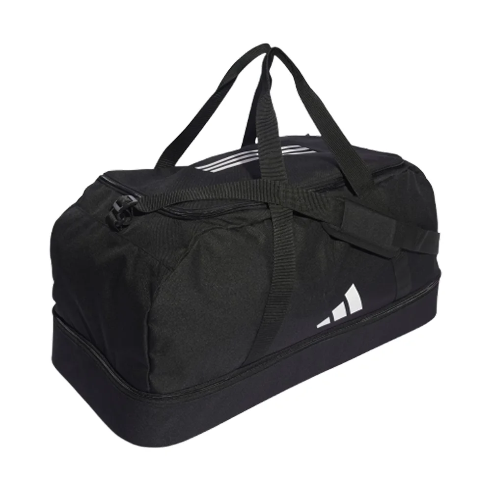 Adidas Tiro League duffel bag LARGE Black – saco desportivo grande com compartimento rígido - imagem 4