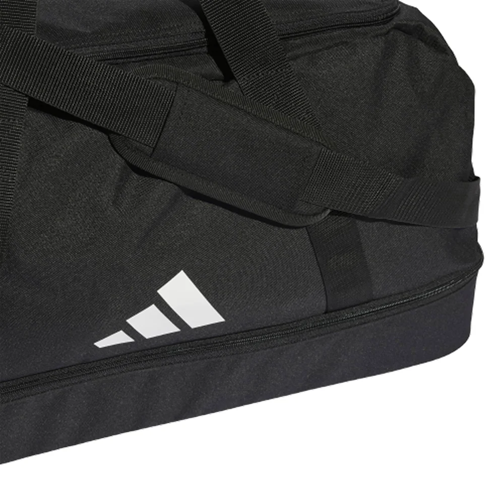 Adidas Tiro League duffel bag LARGE Black – saco desportivo grande com compartimento rígido - imagem 5