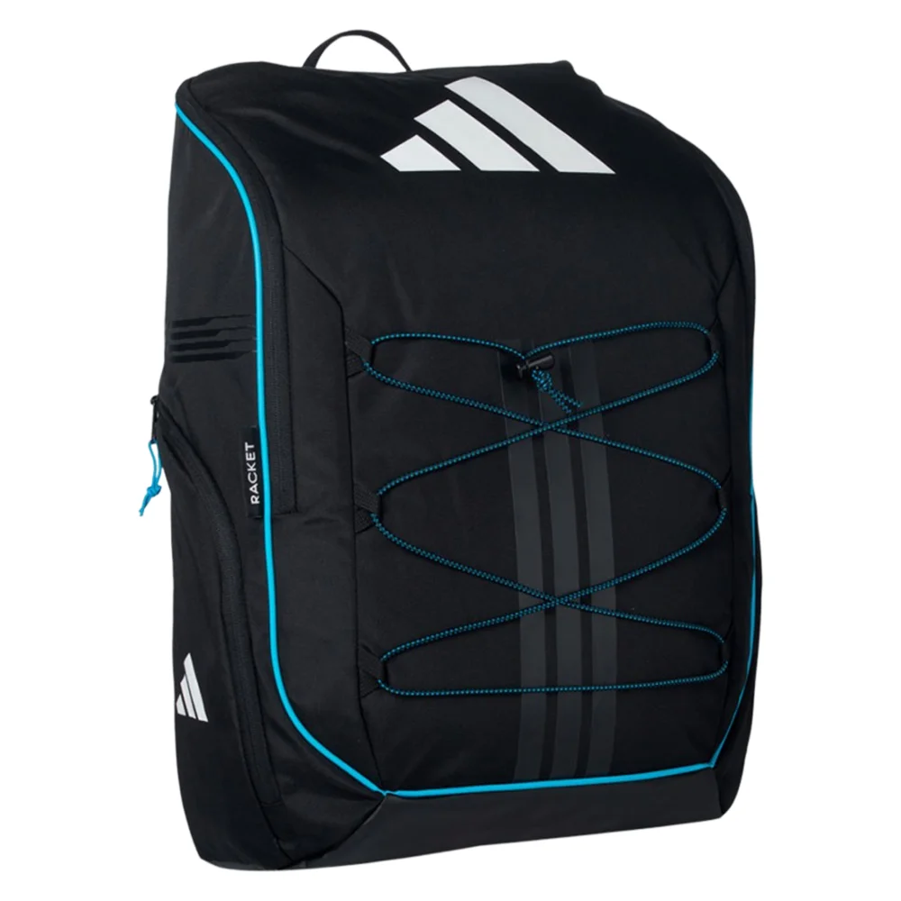 Adidas Protour Black Backpack 3.4 2025 – ergonomic padel racket backpack image 2 Adidas Protour Black Backpack 3.4 2025 – ergonomic padel racket backpack - image 2