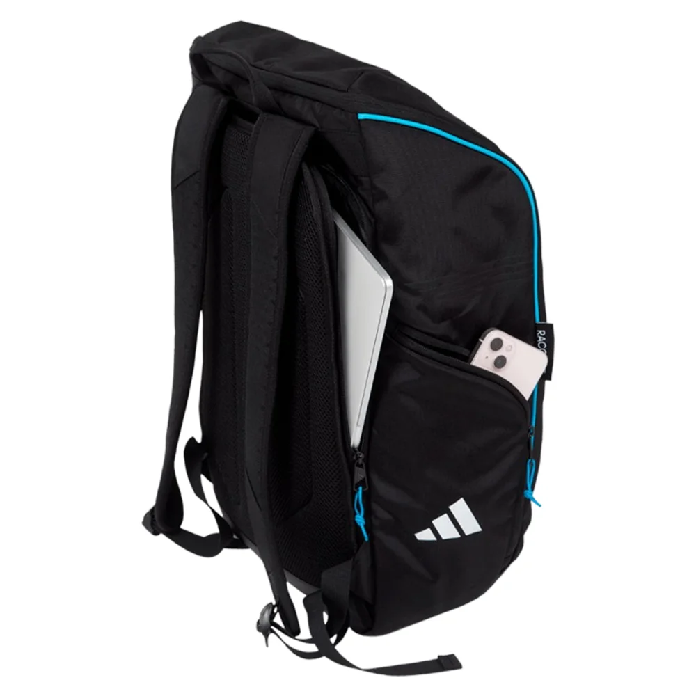 Adidas Protour Black Backpack 3.4 2025 – ergonomic padel racket backpack image 4 Adidas Protour Black Backpack 3.4 2025 – ergonomic padel racket backpack - image 4
