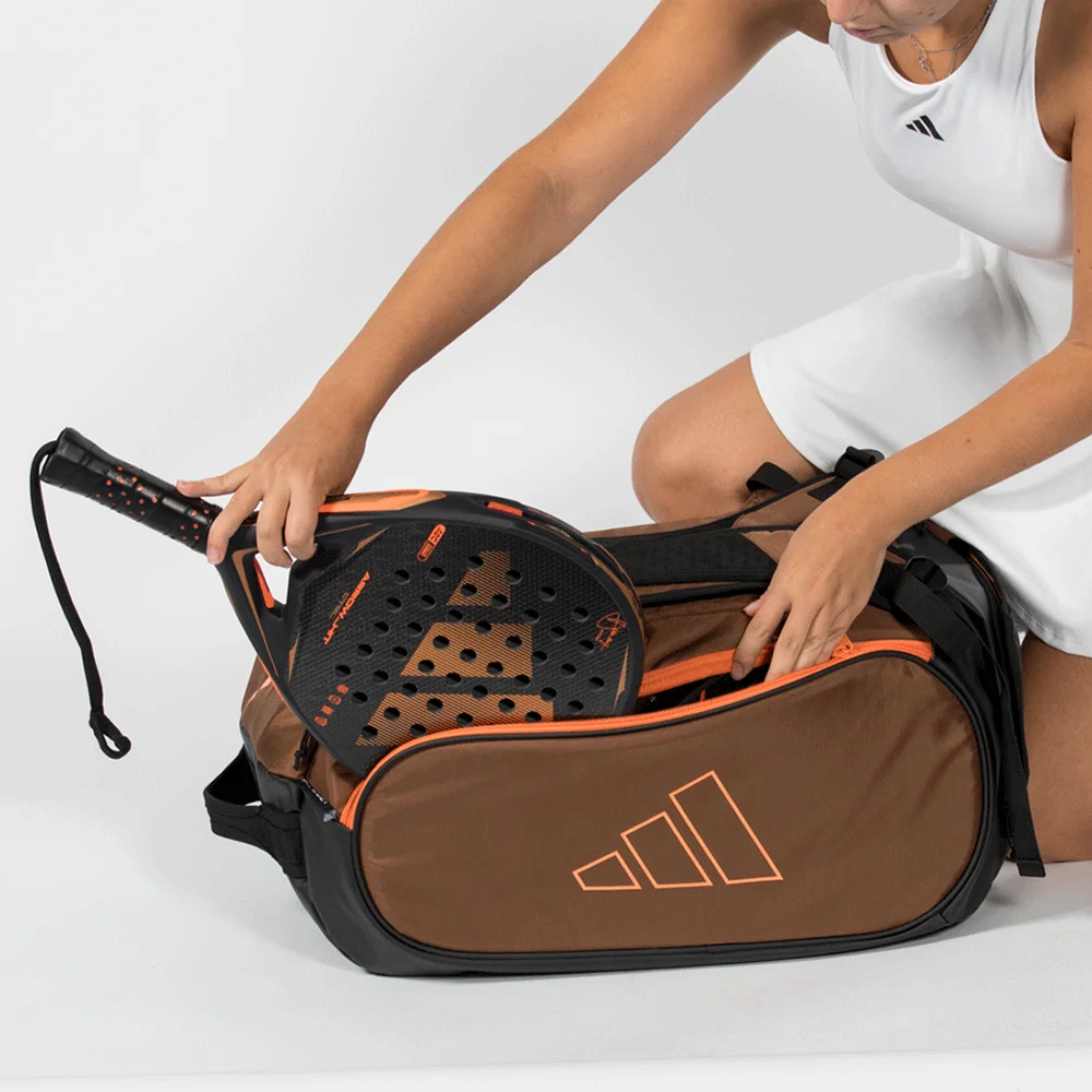 Adidas Pro Tour Bronze Racquet Bag 2026 — proteção térmica e 54 L - imagem 4