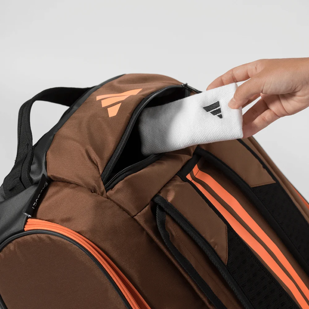 Adidas Pro Tour Bronze Racquet Bag 2026 — proteção térmica e 54 L - imagem 5
