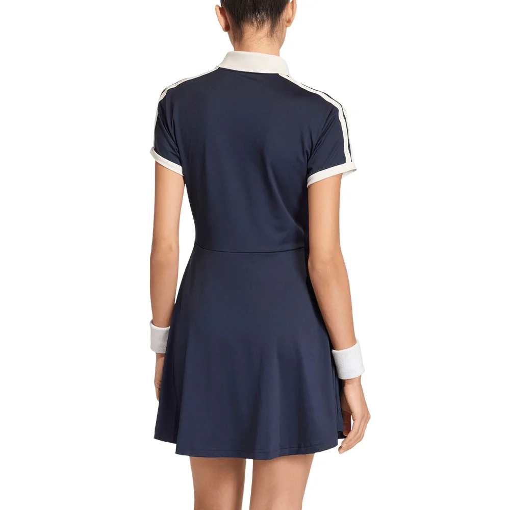 Adidas Heritage Women's Tennis Dress Legend Ink – Retro Mesh Performance Polo Dress - image 2