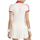 Polo de Ténis Feminino Adidas Heritage Polo Branco Giz – Estilo Retro Climacool - imagem 2