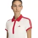 Polo de Ténis Feminino Adidas Heritage Polo Branco Giz – Estilo Retro Climacool - imagem 5