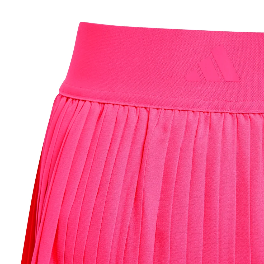 Saia de Padel Adidas Club Pleated Skirt Pink – Vestuário Técnico de Ténis - imagem 3