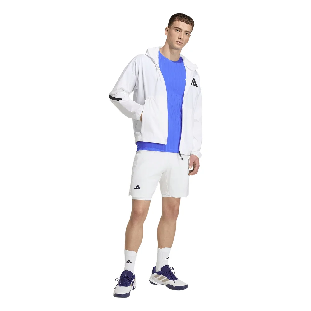 T-shirt de Ténis Masculina Adidas FLFT PRO Glory Blue – Azul Climacool - imagem 4